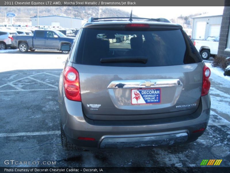 Mocha Steel Metallic / Brownstone/Jet Black 2011 Chevrolet Equinox LTZ AWD