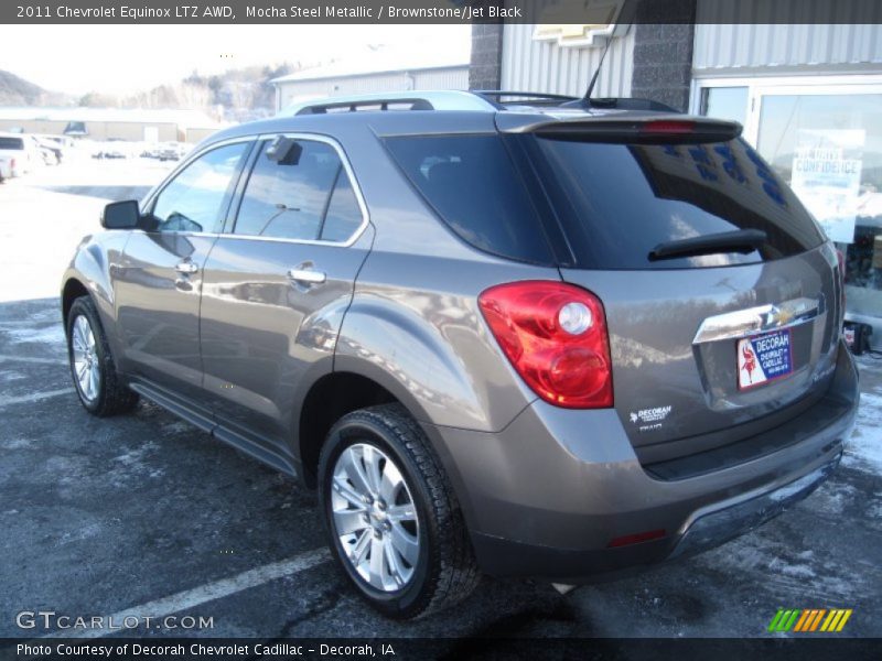 Mocha Steel Metallic / Brownstone/Jet Black 2011 Chevrolet Equinox LTZ AWD
