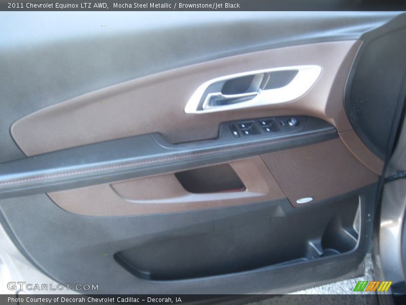 Mocha Steel Metallic / Brownstone/Jet Black 2011 Chevrolet Equinox LTZ AWD