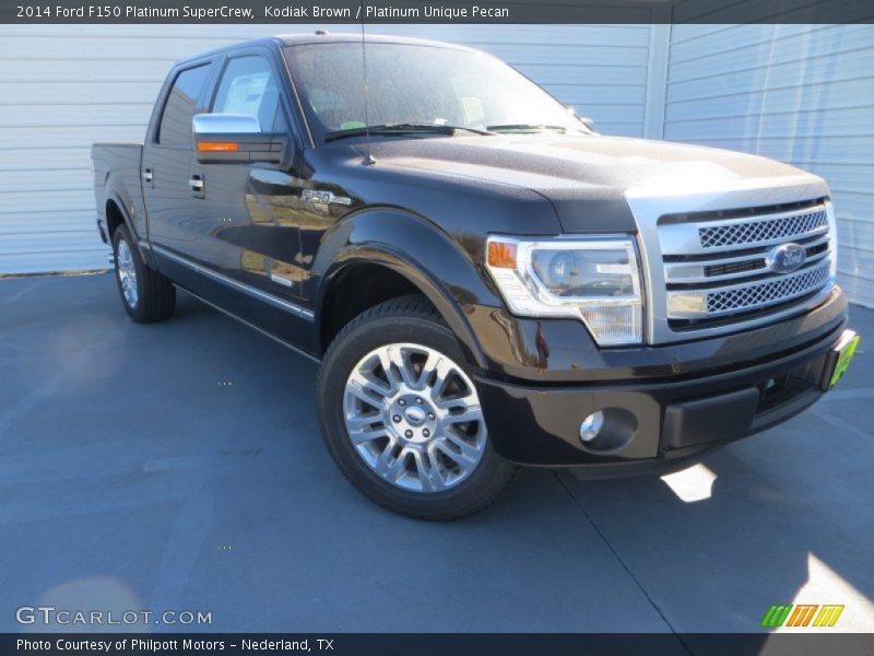 Kodiak Brown / Platinum Unique Pecan 2014 Ford F150 Platinum SuperCrew