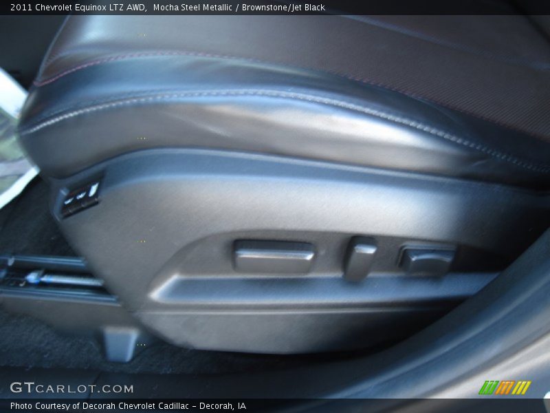 Mocha Steel Metallic / Brownstone/Jet Black 2011 Chevrolet Equinox LTZ AWD