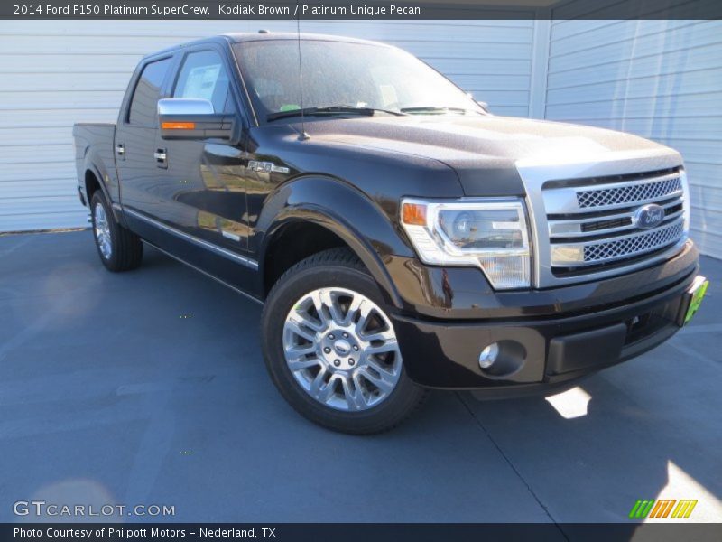 Kodiak Brown / Platinum Unique Pecan 2014 Ford F150 Platinum SuperCrew
