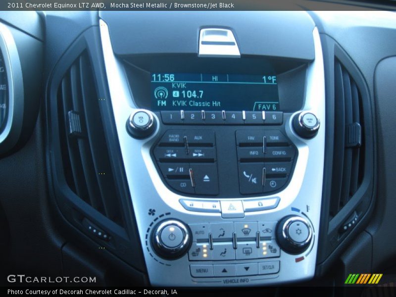 Mocha Steel Metallic / Brownstone/Jet Black 2011 Chevrolet Equinox LTZ AWD