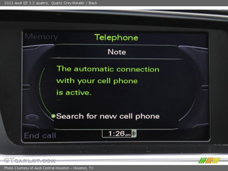 Quartz Grey Metallic / Black 2011 Audi Q5 3.2 quattro