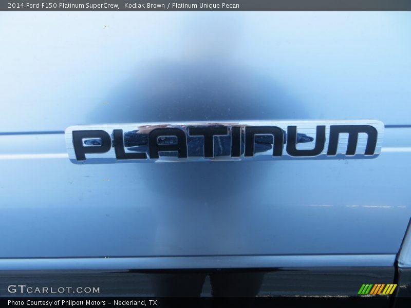 Kodiak Brown / Platinum Unique Pecan 2014 Ford F150 Platinum SuperCrew