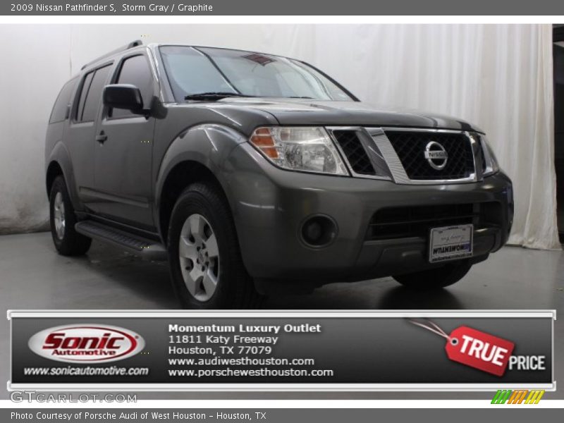 Storm Gray / Graphite 2009 Nissan Pathfinder S
