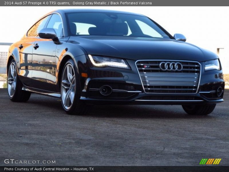 Oolong Gray Metallic / Black Perforated Valcona 2014 Audi S7 Prestige 4.0 TFSI quattro