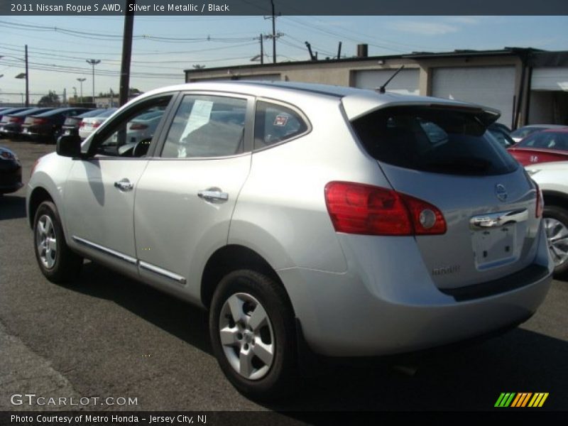 Silver Ice Metallic / Black 2011 Nissan Rogue S AWD