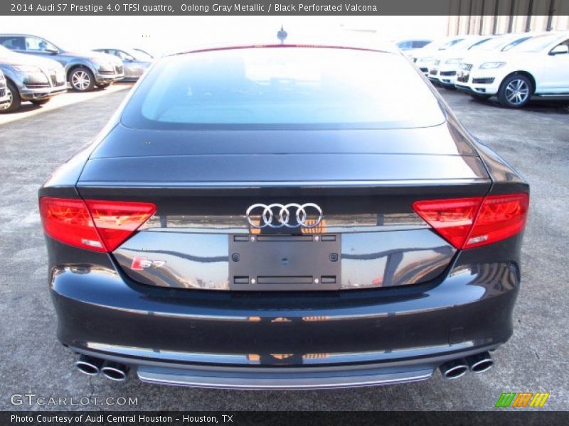 Oolong Gray Metallic / Black Perforated Valcona 2014 Audi S7 Prestige 4.0 TFSI quattro