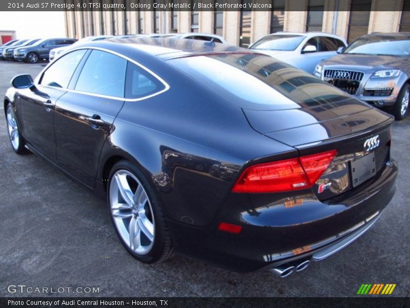 Oolong Gray Metallic / Black Perforated Valcona 2014 Audi S7 Prestige 4.0 TFSI quattro