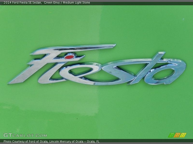 Green Envy / Medium Light Stone 2014 Ford Fiesta SE Sedan