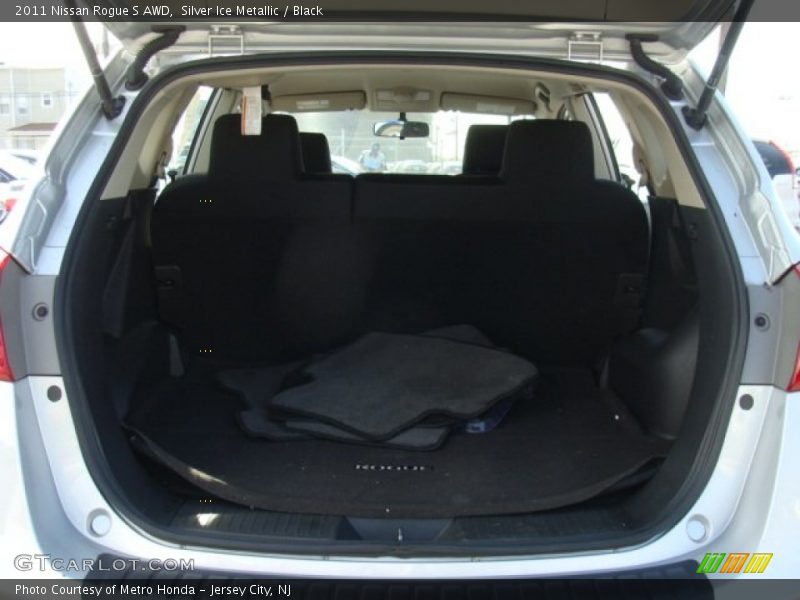 Silver Ice Metallic / Black 2011 Nissan Rogue S AWD