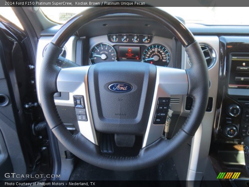 Kodiak Brown / Platinum Unique Pecan 2014 Ford F150 Platinum SuperCrew