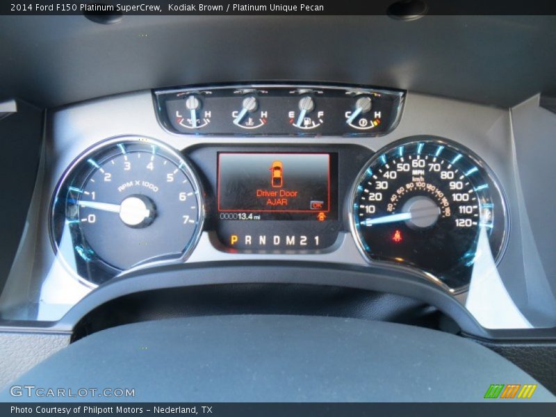 Kodiak Brown / Platinum Unique Pecan 2014 Ford F150 Platinum SuperCrew