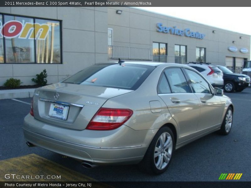 Pearl Beige Metallic / Almond/Mocha 2011 Mercedes-Benz C 300 Sport 4Matic
