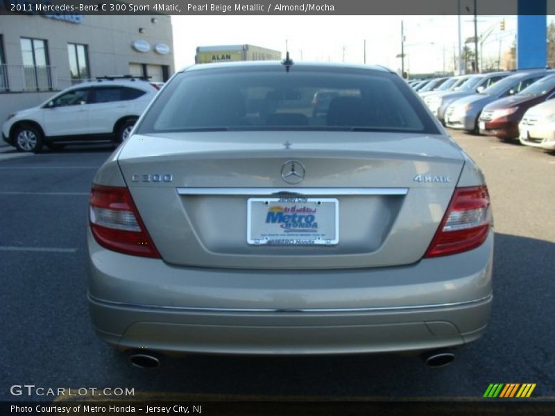 Pearl Beige Metallic / Almond/Mocha 2011 Mercedes-Benz C 300 Sport 4Matic