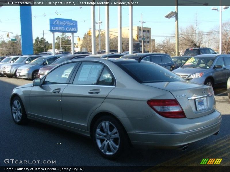 Pearl Beige Metallic / Almond/Mocha 2011 Mercedes-Benz C 300 Sport 4Matic