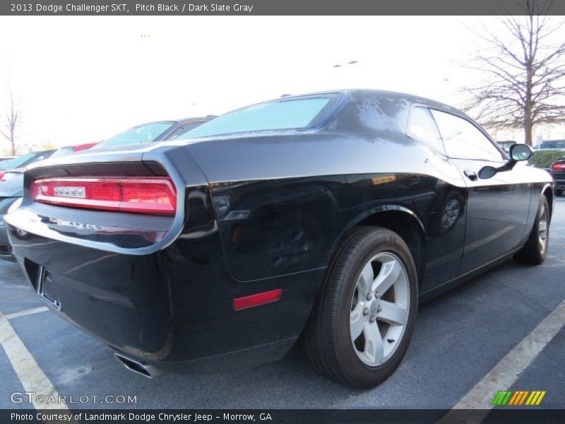 Pitch Black / Dark Slate Gray 2013 Dodge Challenger SXT