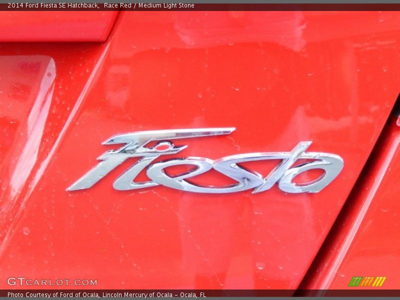 Race Red / Medium Light Stone 2014 Ford Fiesta SE Hatchback