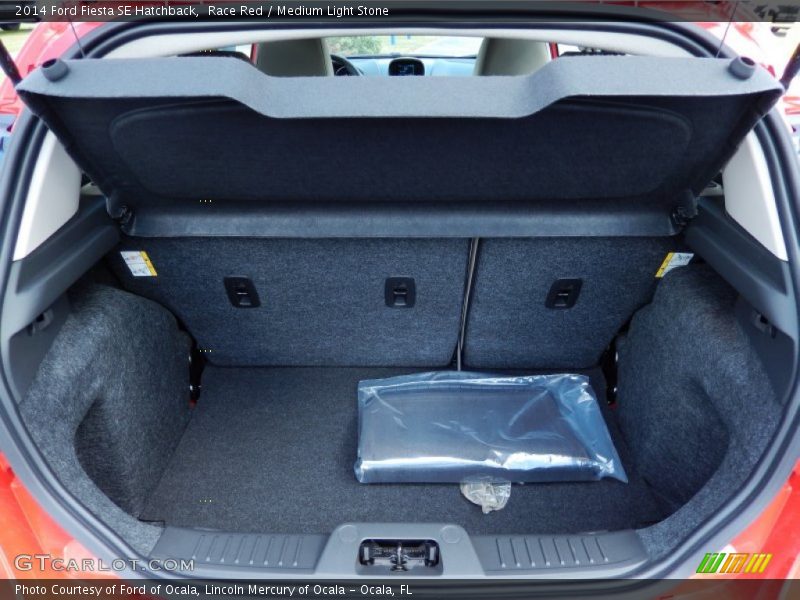 Race Red / Medium Light Stone 2014 Ford Fiesta SE Hatchback