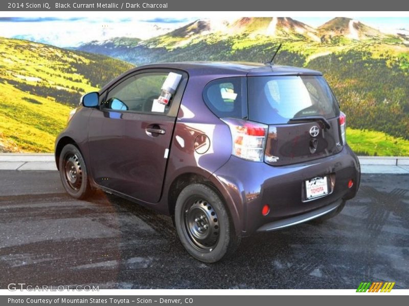 Black Currant Metallic / Dark Charcoal 2014 Scion iQ