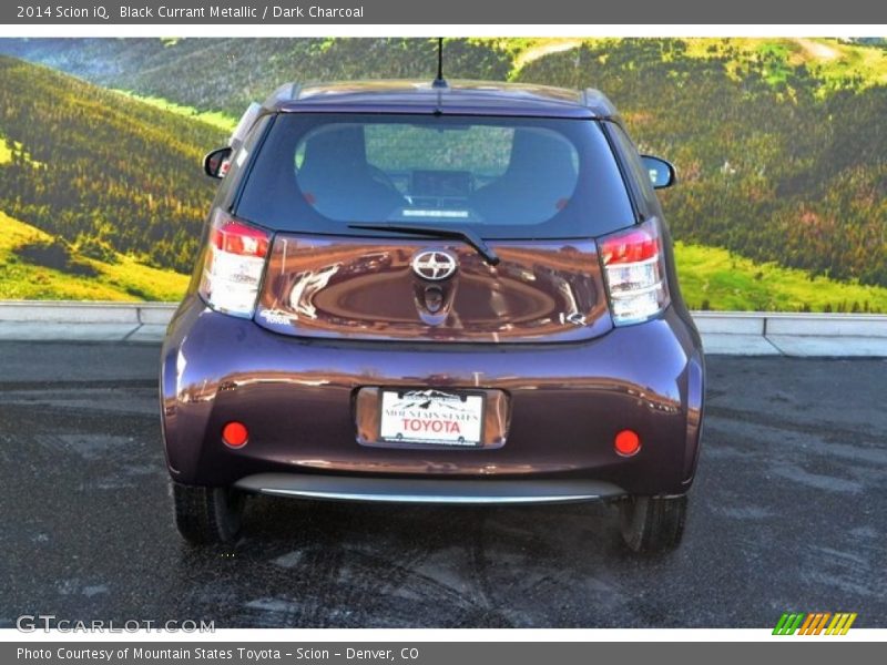 Black Currant Metallic / Dark Charcoal 2014 Scion iQ