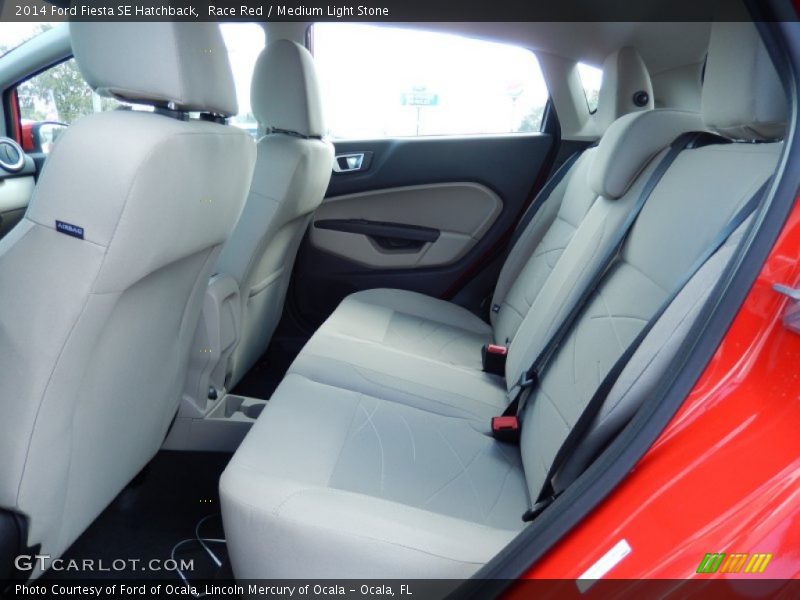 Race Red / Medium Light Stone 2014 Ford Fiesta SE Hatchback