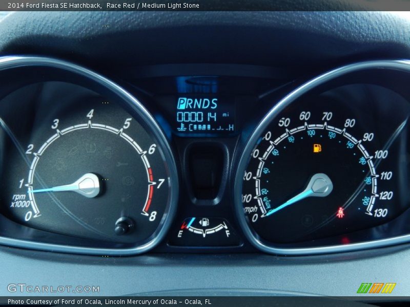 Race Red / Medium Light Stone 2014 Ford Fiesta SE Hatchback