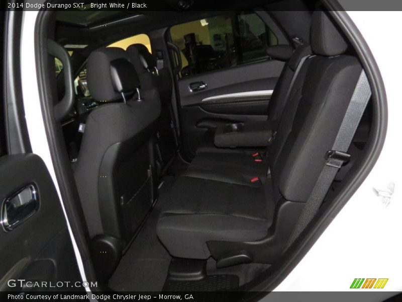 Bright White / Black 2014 Dodge Durango SXT