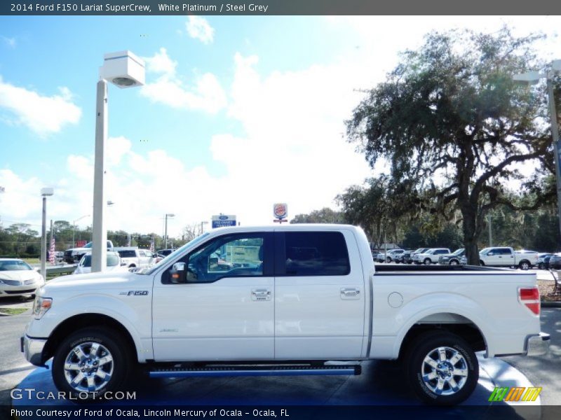  2014 F150 Lariat SuperCrew White Platinum