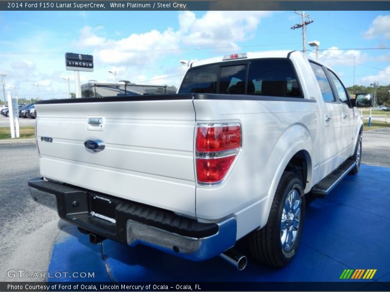  2014 F150 Lariat SuperCrew White Platinum