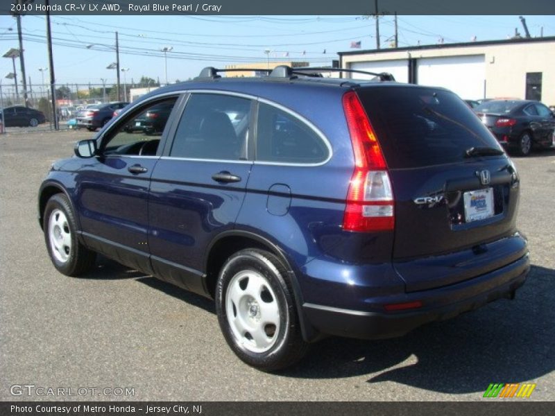 Royal Blue Pearl / Gray 2010 Honda CR-V LX AWD