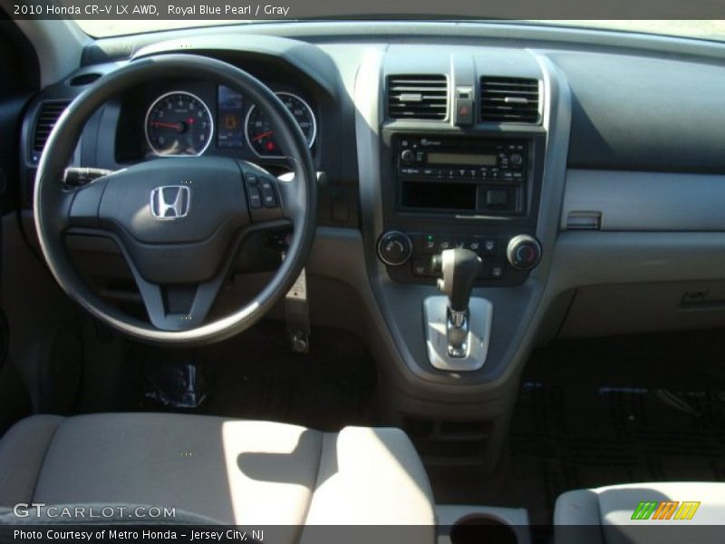 Royal Blue Pearl / Gray 2010 Honda CR-V LX AWD
