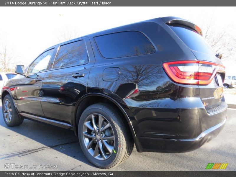 Brilliant Black Crystal Pearl / Black 2014 Dodge Durango SXT