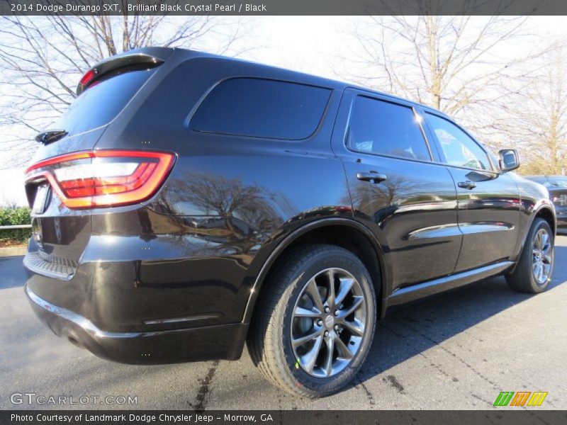 Brilliant Black Crystal Pearl / Black 2014 Dodge Durango SXT