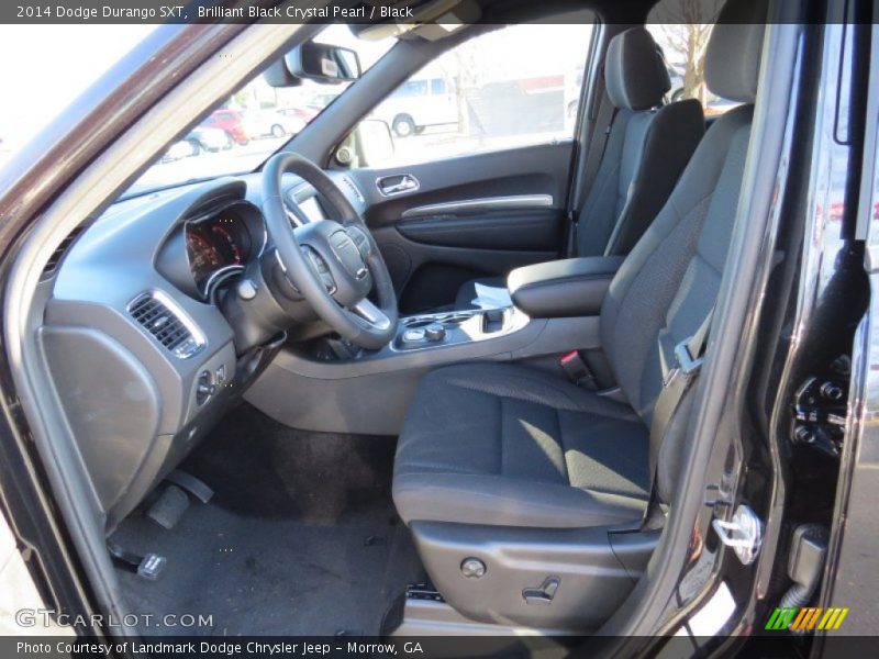 Brilliant Black Crystal Pearl / Black 2014 Dodge Durango SXT