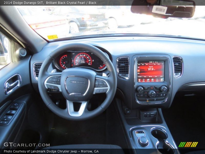 Brilliant Black Crystal Pearl / Black 2014 Dodge Durango SXT