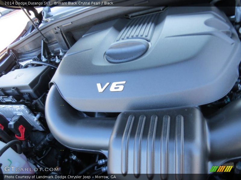 Brilliant Black Crystal Pearl / Black 2014 Dodge Durango SXT