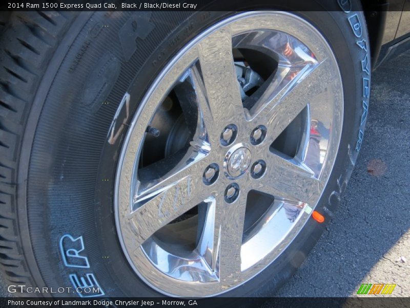 Black / Black/Diesel Gray 2014 Ram 1500 Express Quad Cab