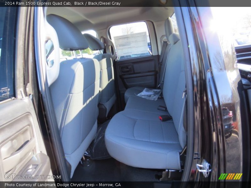 Black / Black/Diesel Gray 2014 Ram 1500 Express Quad Cab