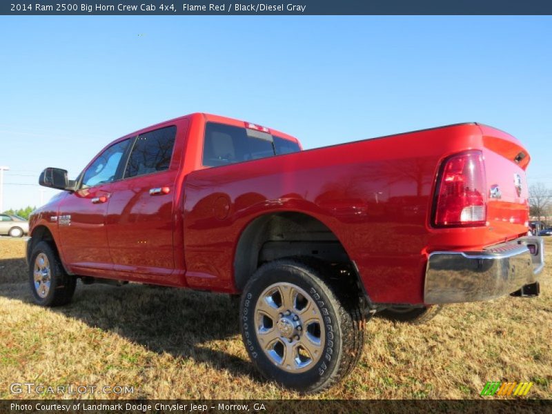 Flame Red / Black/Diesel Gray 2014 Ram 2500 Big Horn Crew Cab 4x4