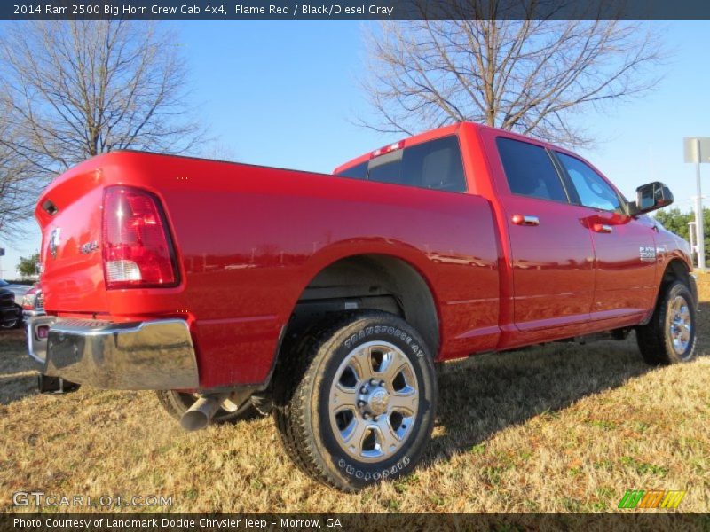 Flame Red / Black/Diesel Gray 2014 Ram 2500 Big Horn Crew Cab 4x4
