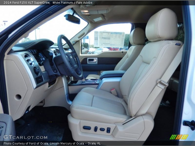  2014 F150 XLT SuperCrew Pale Adobe Interior