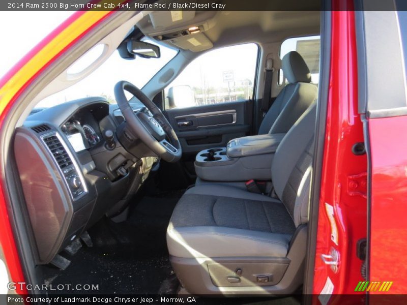 Flame Red / Black/Diesel Gray 2014 Ram 2500 Big Horn Crew Cab 4x4
