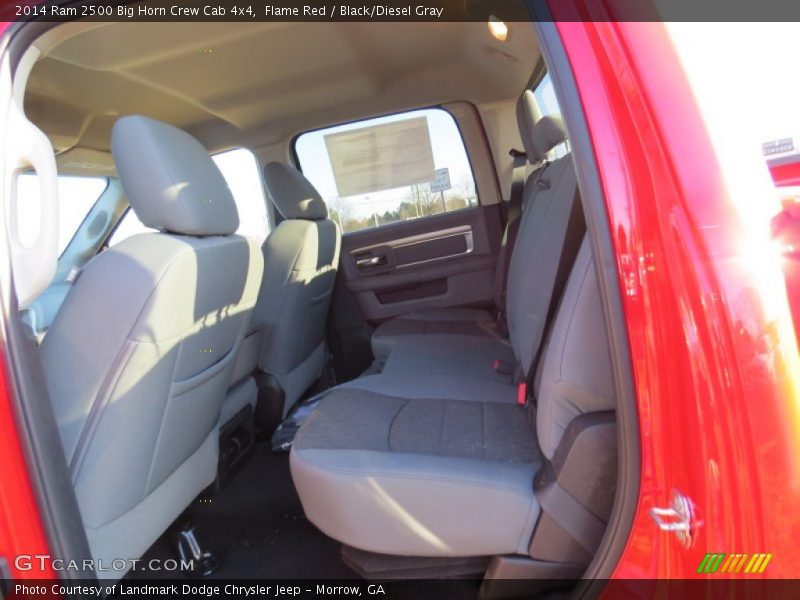 Flame Red / Black/Diesel Gray 2014 Ram 2500 Big Horn Crew Cab 4x4