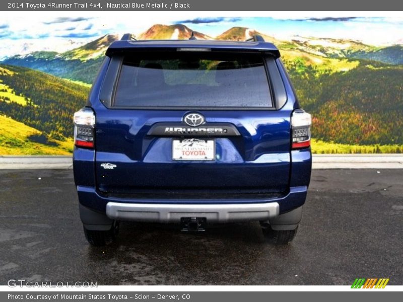 Nautical Blue Metallic / Black 2014 Toyota 4Runner Trail 4x4