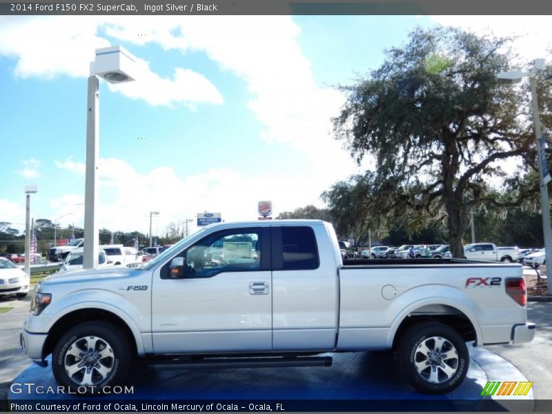 Ingot Silver / Black 2014 Ford F150 FX2 SuperCab