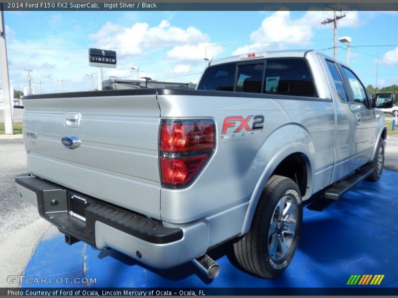 Ingot Silver / Black 2014 Ford F150 FX2 SuperCab