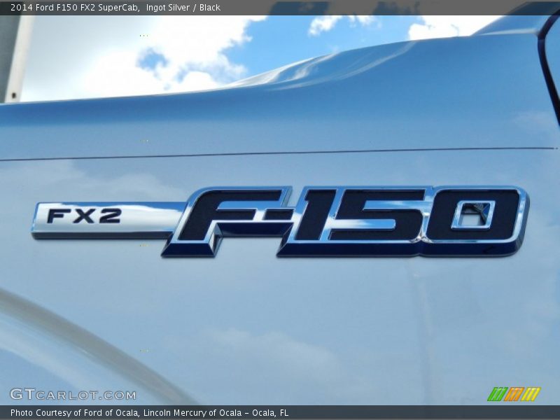 Ingot Silver / Black 2014 Ford F150 FX2 SuperCab