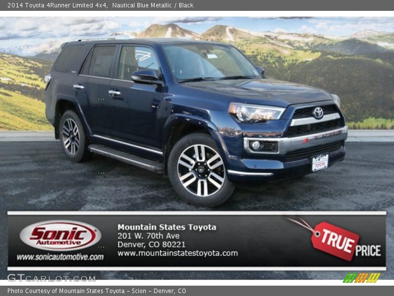 Nautical Blue Metallic / Black 2014 Toyota 4Runner Limited 4x4